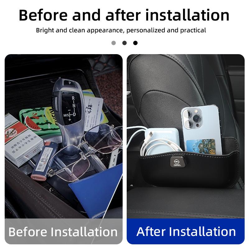 AAAYR1 Multifunctional Car Door Storage Box Sticky Storage Box Interior For Opel Corsa Astra Insignia Vectra Zafira Meriva Mokka