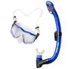 Hele I Waho Children's Snorkeling Set (Ages 4-9) with 100% Dry Snorkel, 2-Piece Set [kalama + Jr-kokuajr] CBBL