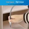 30cm Silver Flexible Shaft Extension Bar for Electric Drill/Screwdriver with Bit Holder