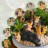 6Pcs Artistic Fairies Figurines For Outdoor Use Durability Resins Garden Sculpture Miniature Landscape Decorations