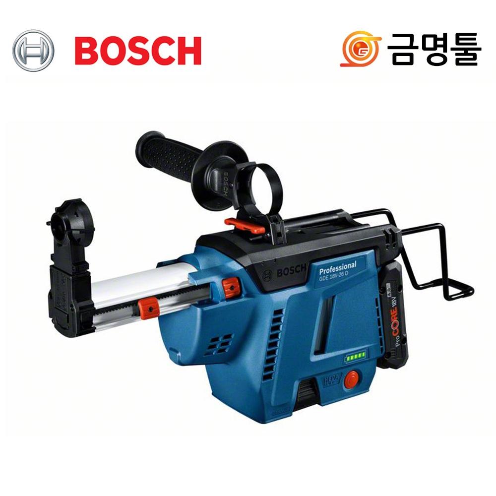 

Аккумуляторный молотковый пылесборник Bosch GDE18V 26D с HEPA-фильтром для GBH18V 26D