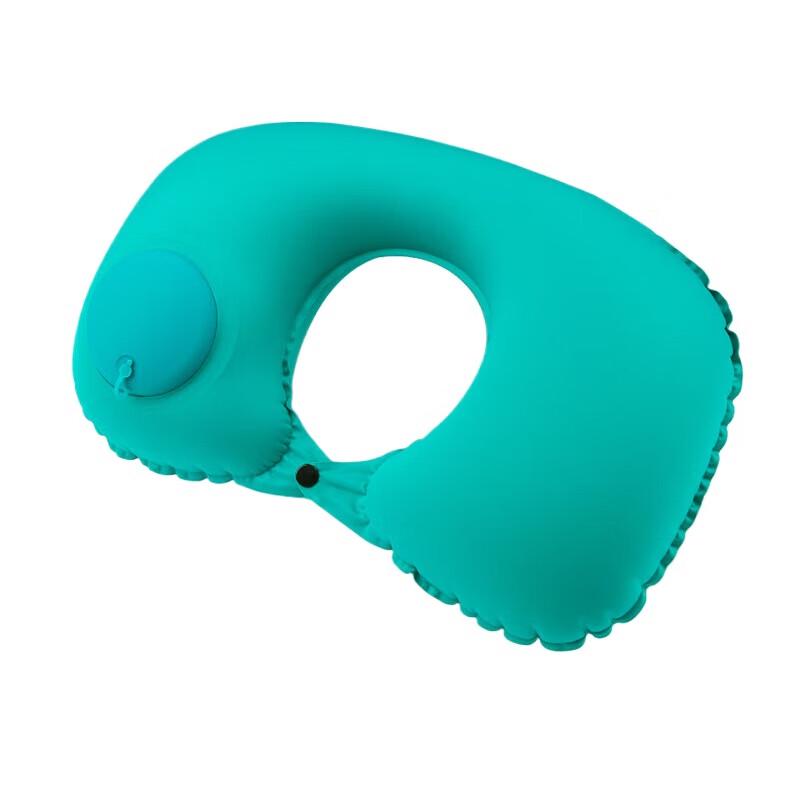 Jiatu Milk Silk Inflatable U-Shape Travel Pillow