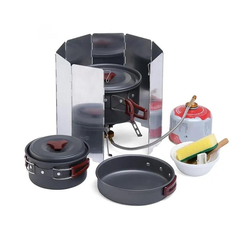 Ultraleichte 810121416 Platte Outdoor Faltbare Windschutzscheibe Campingkocher Windschutz Faltbarer Gaskocher Windschutz