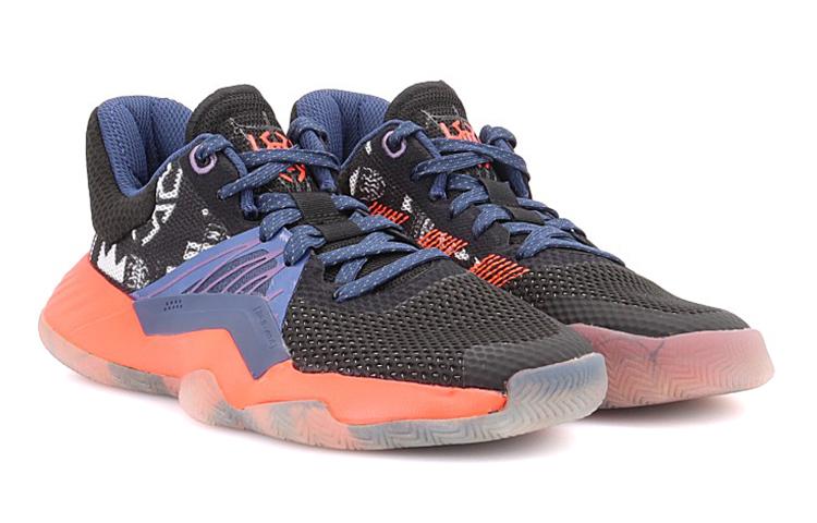 adidas ASSISTENTE. Articolo #1 J Mitchell Ammortizzazione Antiscivolo Traspiranti Scarpe da Pallacanestro Basse per Bambini FV7183