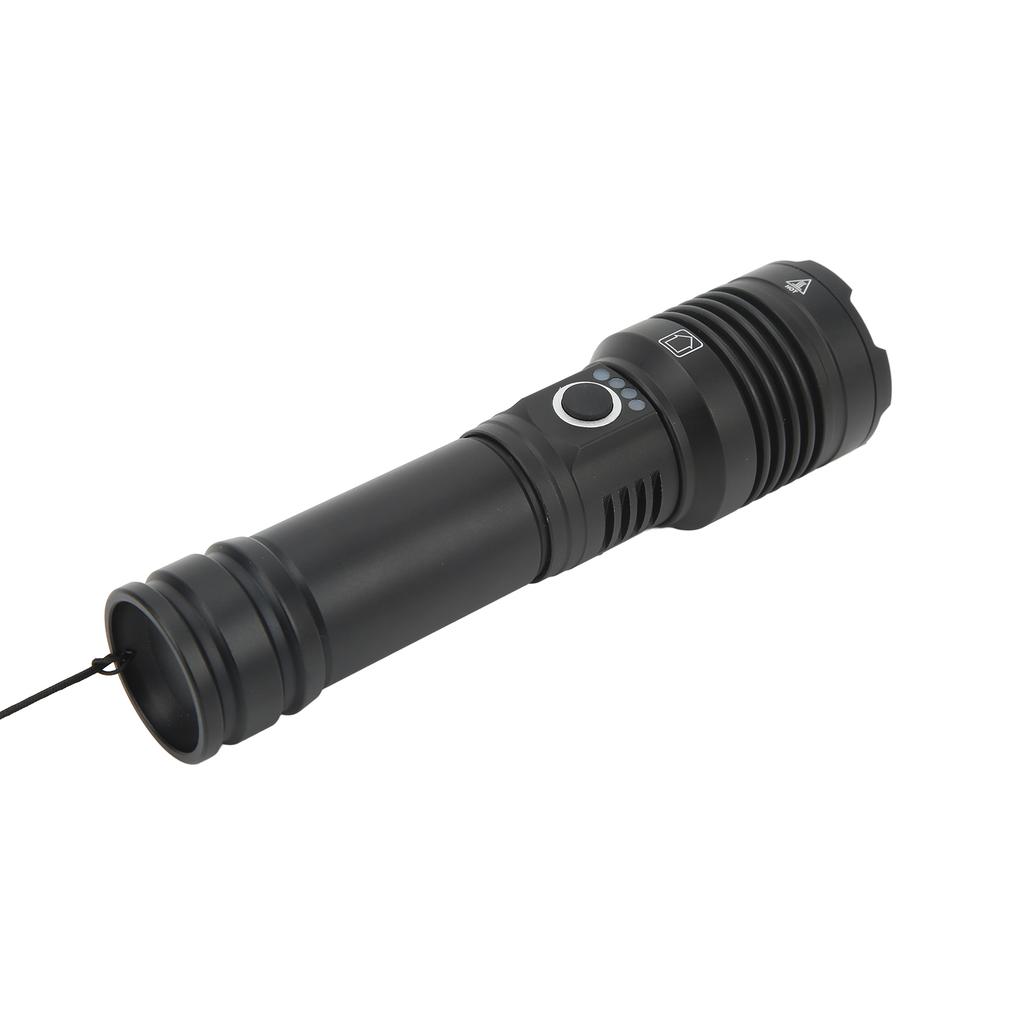 XPH160 Flashlight Aluminum Alloy IPX4 Waterproof 1800lm Type C Chargeable Torch with Memory Function