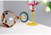 Hand-Painted High-Stem Margarita Glass for Cocktails