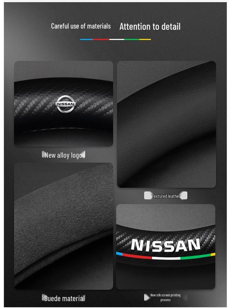 Nissan Lenkradbezug für Sylphy, Teana, Qashqai, Tiida, X-Trail, Sunny, Kicks, Murano und Bluebird