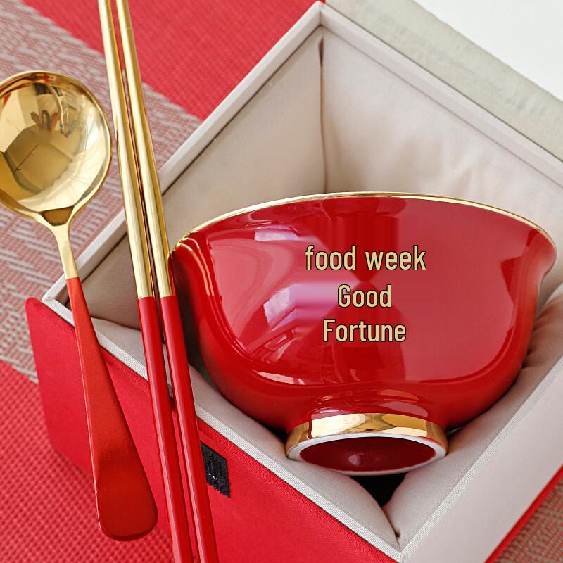 Changbaosen Baby First Birthday Ceramic Tableware Gift Set