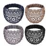 3/4Pcs Women Hairband Faux Pearl Embellished Wide Headband Bohemian Style