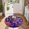 Yamal Round Area Rug Suitable for Foyer Outdoor Hallway Kitchen Anti-slip Round Rug Decorate Offices Perfect Gift for Women Men