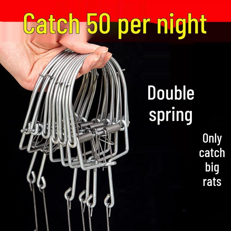 High-Efficiency Indoor Mouse Trap Cage: Powerful Rodent Catcher for Household Use