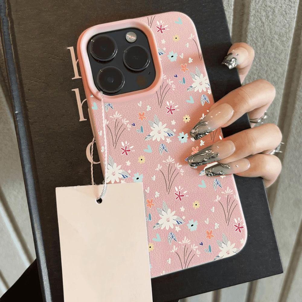 

HTO Cool Flower Daisy Luxury Lichee leather pattern Phone Case For Samsung A57 A36 A26 A07 A55 A35 A24 A15 A14 A05S A05 4G 5G Samsung A07