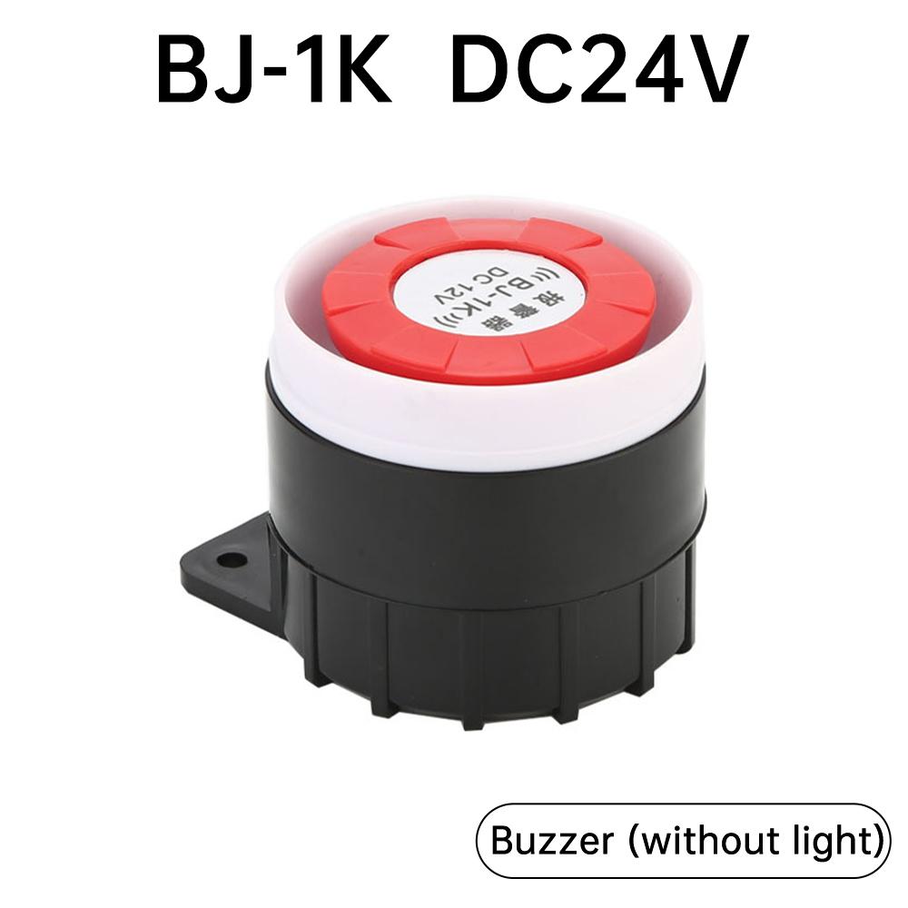 BJ-1K Wired Mini Sound Alarm Siren Horn 12V 24V 220V High Decibel Sound And Light Electronic Buzzer Anti-theft Horn