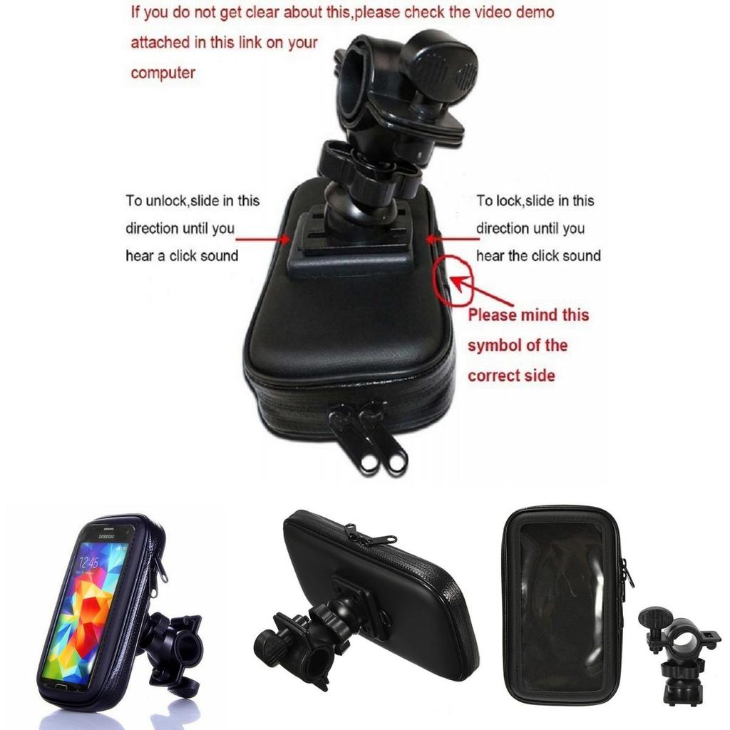 Bicycle Bike Phone Waterproof Bag Holder For Samsung Galaxy S7 Note5 Huawei