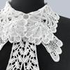 Bow Tie Lace Fake Shirt Collar Women'S Versatile Base Fashion Temperament Modified Beautiful Neck Lace Fake Collar