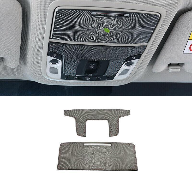 Fit for Honda Accord 2018-2022 Black Titanium Front Reading Light Cover Trim 2pc