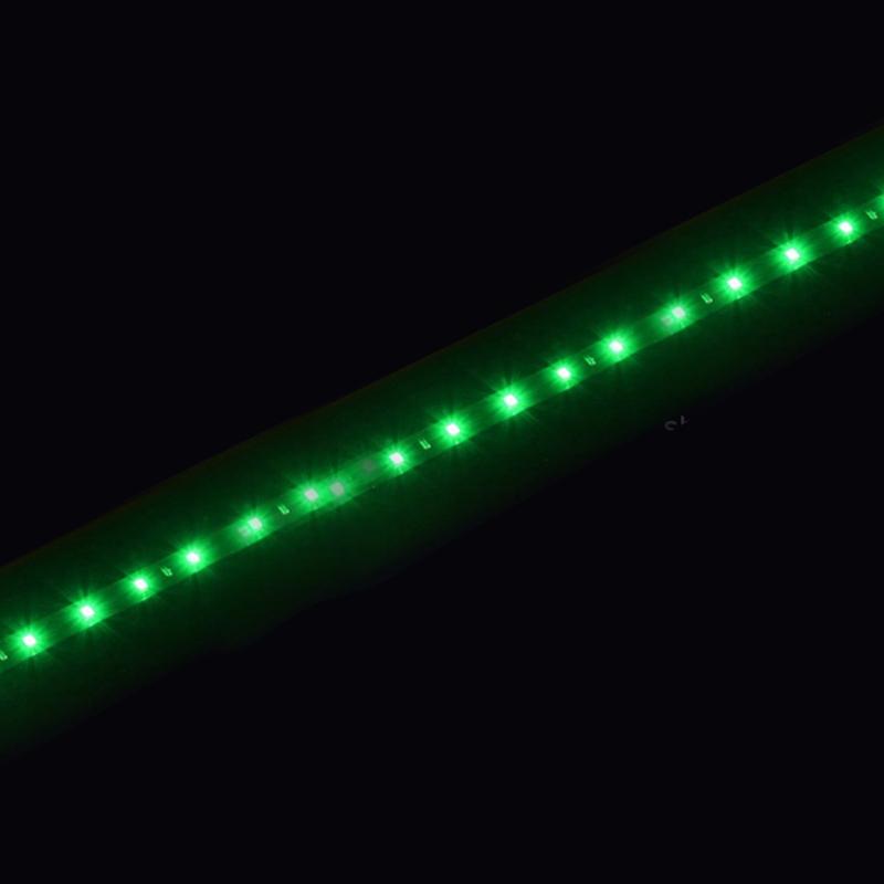 1 PCS Car Ambient Decorative LED Strip Light Auto DRL Styling Flexible Atmosphere Lights 12V 15 SMD 30CM White Red Yellow Bule