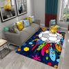 3D Football Pattern Carpet Living Room Large Carpet Children's Bedroom Kitchen Bathroom Entrance Anti-slip Home Decor Mat Carpet