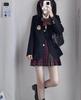 QOOLY JK Uniform Plus High School Girl School Size M 5-Piece Set, Size, Uniform, Spring, Autumn, Winter, Costume, Cosplay, Black,