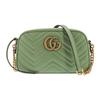 GG Marmont Series Chain Quilted Leather Shoulder Bag Women Shoulder Bag Green 447632-AABZB-3408