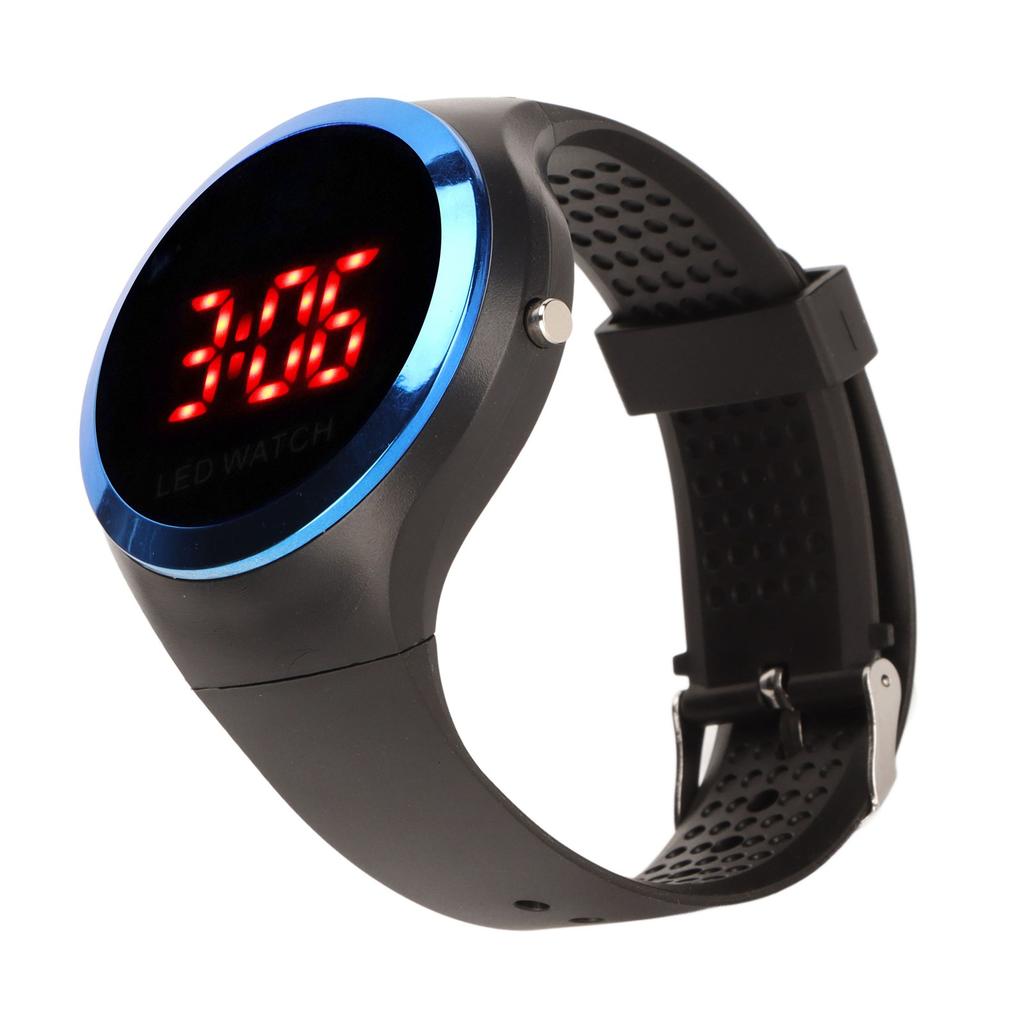 Children Digital Watch Student Fashionable Red LED Outdoor Sports Watch Birthday Gift for Daily Life Blue
