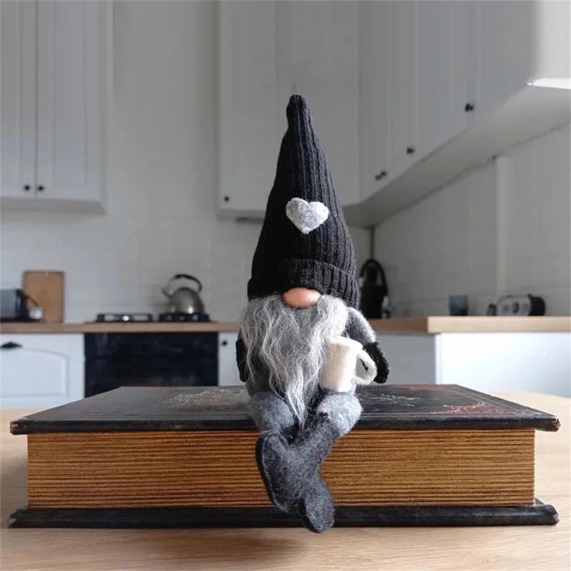 Faceless Doll Christmas Knitting Plush Dwarf Boy Girl Doll Gift Table Xmas New Year Long Legs Store Family Desktop Decoration