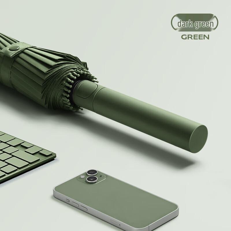 Maydu Heavy-Duty Automatic 24-Rib Windproof Folding Umbrella