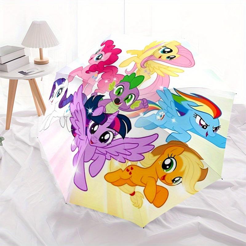1pc My Little Pony Automatic Open/close Folding Umbrella, Compact Portable Travel Umbrella, Perfect Gift, Durable Construction yy250813086