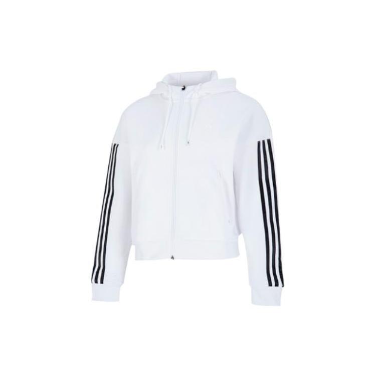 (WMNS) adidas Must Have Knit Jacket Asia Sizing White Women s HM7049 XL