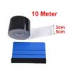 Gloss Black Vinyl Wrap Strip Self Adhesive Car Protection Film Car Wrap Tape  Bicycle Accessories