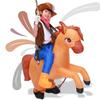 Inflatable Cowboy Costume ON Horse Wild West Costume FOR BALL Carnival J II 15 E