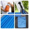 Outdoor Anti-Rollover Hanging Chair Hammock - Single/Double, Color-block Nylon, Parachute Cloth, Lightweight Swing.