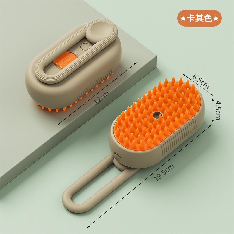 

Handle spray comb cat and dog electric steam spray brush massage comb one-click spray anti-fly hair pet comb