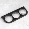 52mm/2in 3-Hole Triple Instrument Panel Shell Gauge Mounting Bracket Car Dashboard Meter Iron HolderBlack