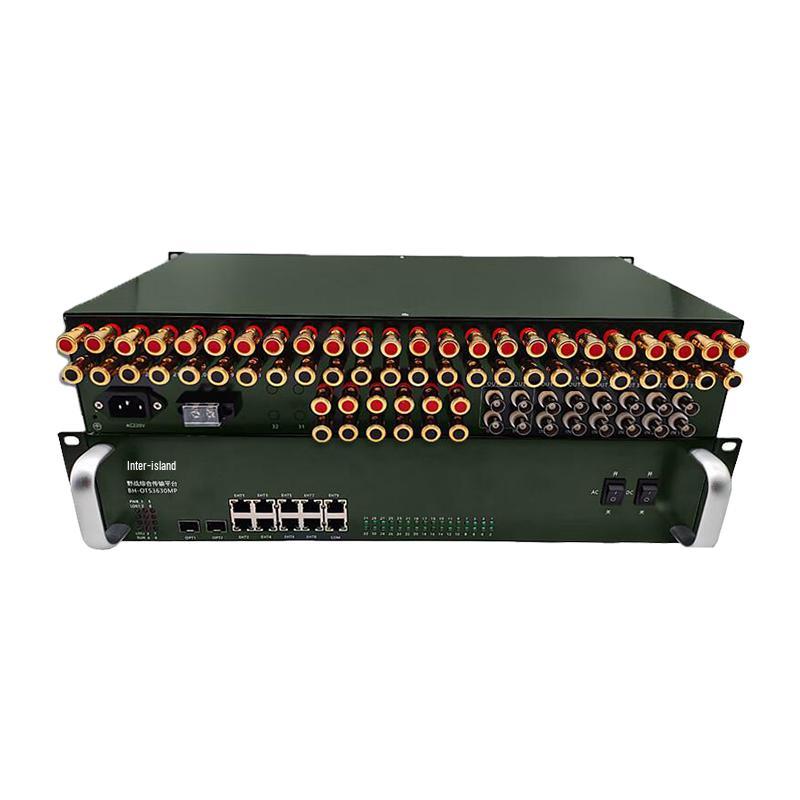 Field Portable Dual-Fiber Multi-Service Optical Transceiver