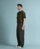 PANICALE Khaki Heavy Cotton Logo Short Sleeve T-Shirt (Type B)