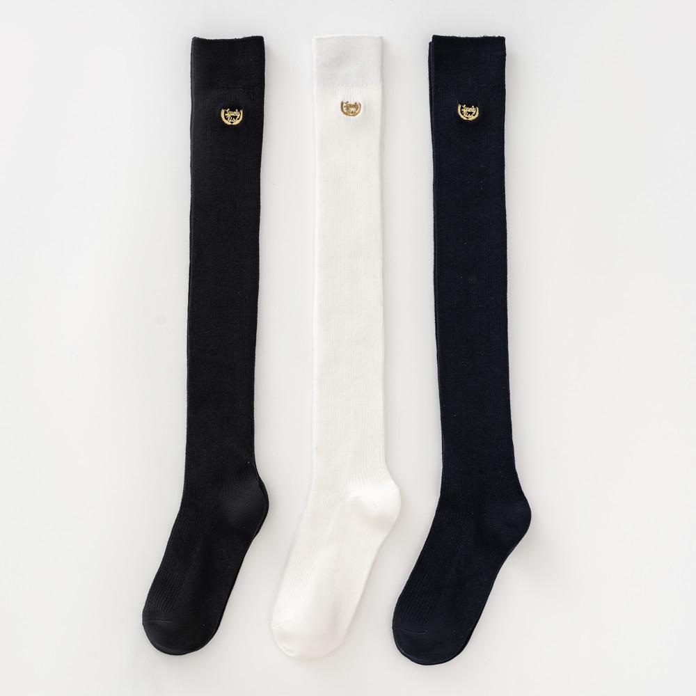 Student Long Stockings, Women's Long Stockings, Versatile College Style, High Stockings, Spring and Autumn, Four Seasons, Knee-length Stockings,