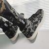 Men’s Sports Shoes High Top Casual Shoes Camouflage Printing Skateboard Sneakers for Students Over Sized