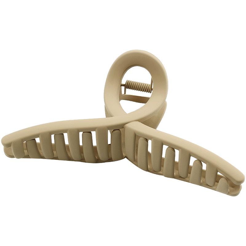 Large 13cm Matte Shark Hair Clip: Korean Style Celebrity-Inspired Ponytail Accessory