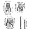 Integrated Internal External Pipe Threading Tool 1/4in Hex Shank G1/2 G3/4 G1 Pipe Thread Maker for Plumbing Construction