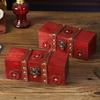Vintage Jewelry Box Wooden Storage Case Classical Treasure Box for Women Girls Trinkets Rings Bracelets Earrings Necklaces