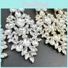 Orecchini Geometrici con Diamanti d'Acqua per Donna Gioielli di Moda Regalo per la Primavera