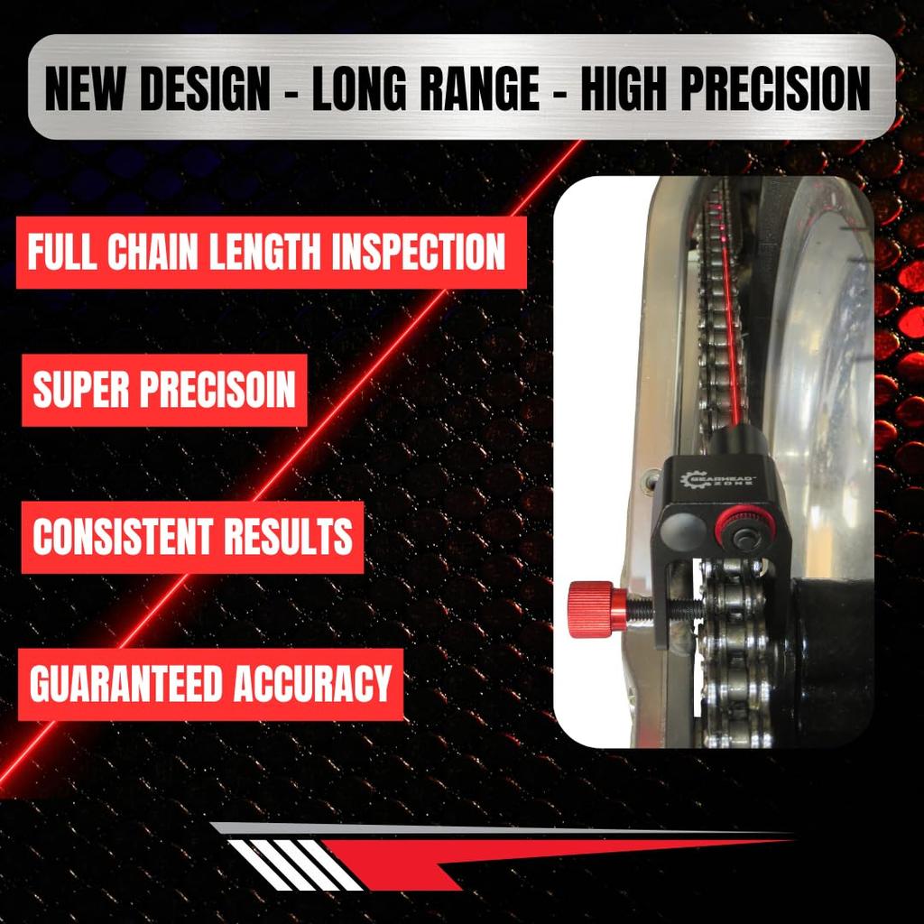 Gear Head Zone Chain & Sprocket Alignment Tool
