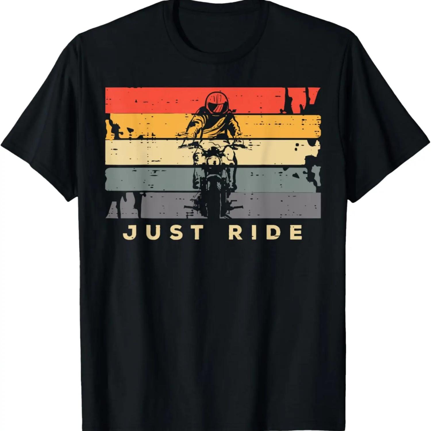 Байкерский Дядя Мотоцикл День Отца Дядя Байкер Мотокросс Футболка S