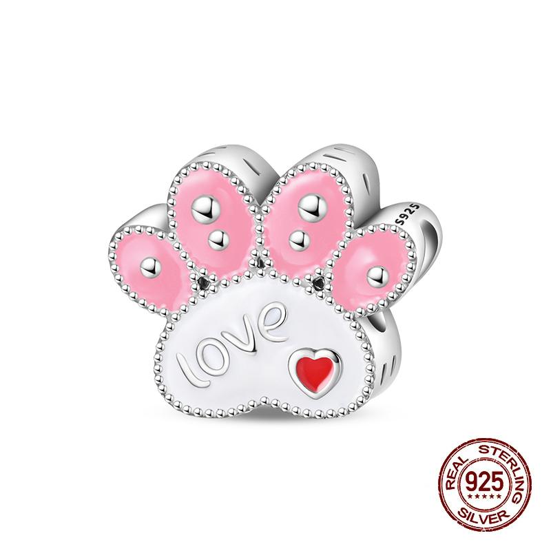 Brand New Copper Metal Color Rainbow Horse Colorful Wing Charm Bead Components Bead Components Compatible With 3mm Authentic Original Bracelets Do It