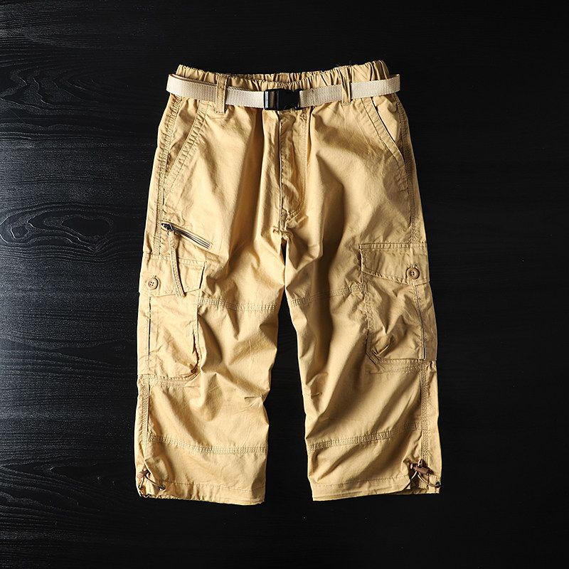 Cropped Pants Export Export Cut Label American Sports Cargo Khaki L(67.5-75kg)