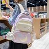 Schoolbag Cute Polka Dot Junior High School Schoolbag Female Large Capacity High School Student Backpack Small Fresh Girl High Value Backpack