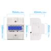 DIN Rail Electricity Consumption Monitor Electricity Meter Three-Phase 4-Wire Power Consumption Meter 5-80A 400V for Home Office