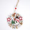 Merry Christmas Santa Claus Wooden Pendant Wall Xmastree Hanging Ornament Decoration For Home New Year Gift Christmas Decor