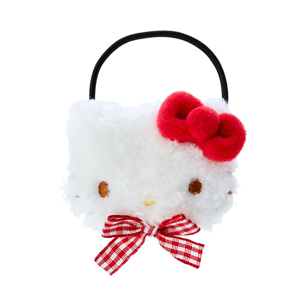 Sanrio Hello Kitty Ponytail Holder 484539 Face-Shaped белый